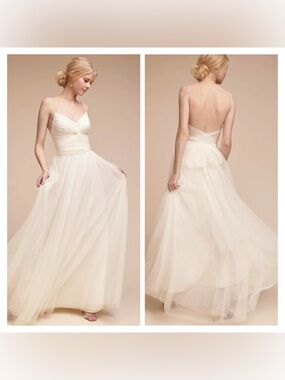 NEW Watters BHLDN Tinsley Tulle Sleeveless Wedding Dress Size 6